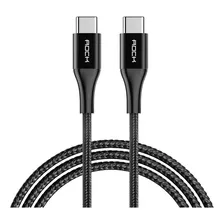 Cable Usb C A Usb C De 3 Metros Acordonado Power Delivery 3a