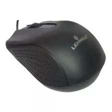 Mouse Óptico Lehmox Com Fio Preto Novo