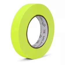 Fita De Papel Artist Tape Console 25mm X 25mt Amarelo Fluor