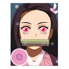 Pupilentes Cosplay Nezuko Pink Mesh