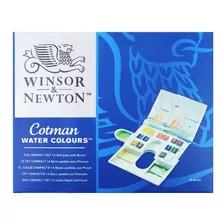 Aquarela Winsor & Newton Cotman Compact Set - 16 Peças