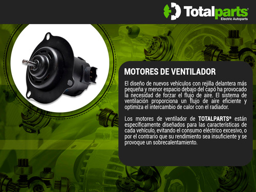 Motor De Ventilador 2 Term Crx L4 1.3l 88 Al 91 Total Parts Foto 6