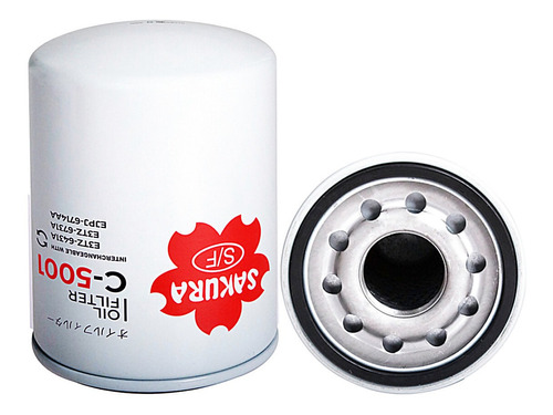 1) Filtro Aceite Ford F-350 8 Cil 7.3l 88/94 Sakura Foto 3