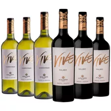 Vino Alta Vista Vive Malbec + Vive Chardonnay X6 Botellas