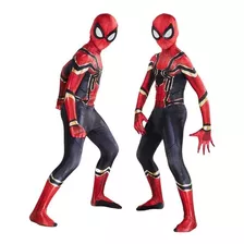 Fantasia Infantil Do Homem Aranha Classica Pronta Entrega