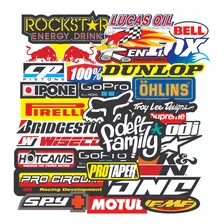 Pack Calcos Stickers Vinilos - Moto Casco Termo - Laminadas!