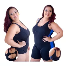 2 Maiôs Natação Ou Hidro Plus Size + 1 Touca Hidroginástica