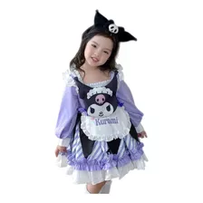 Vestido Kuromi Kitty Cat Princess Lori Para Niñas