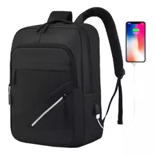 Mochila Para Laptop Impermeable Con Puerto Carga Usb