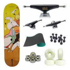 Skate Infantil Completo Semi Profissional 81 Cm Shape Cisco