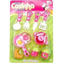 Brincando De Casinha Kit Cozinha 10 Pcs