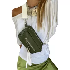 Riñonera Bandolera Doble Bolsillo Cartera Morral Moda Urbana