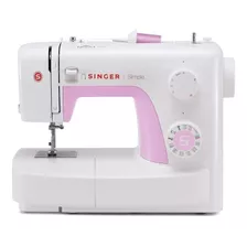 Máquina De Coser Singer Simple 3223 Portable Blanca Y Rosa 120v