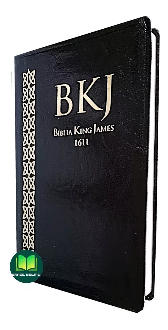 Bíblia King James Fiel 1611 Ultra Fina Preta Lançamento Bkj