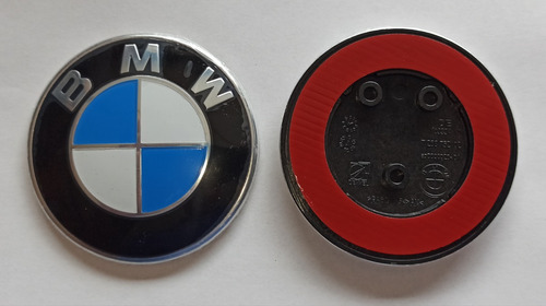 Emblema Bmw Cofre 82mm Series F De 3 Orificios Foto 6