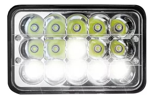 Par Faros 15 Led 4x6 Rectangular Alta-baja En Forma De T Foto 3