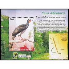 Fauna Amenazada - Ave - Perú - Block Mint 