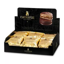 Alfajor Cachafaz Chocolate Negro Con Dulce De Leche Caja X 12 Unidades