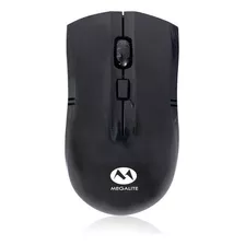 Mouse Inalambrico 1000 Dpi 1600 Dpi Rueda Scroll Ergonomico Color Negro