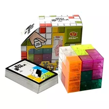 Cubo Soma Mágico Magnético Didáctico Traslucido Juegos Color De La Estructura Stickerless