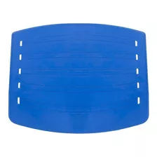 Assento Plástico Azul Cadeira Fixa Iso Empilhavel Refil