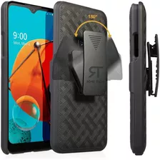 Funda Para LG K51, Negro/resistente/delgada/soporte