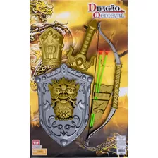 Fantasia Completa Dragão Medieval Infantil- Master Toy