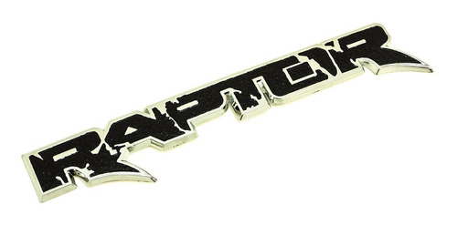 Emblema Ford Raptor Diseo Cromado Con Negro Foto 3