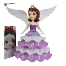 Brinquedo Boneca Princesa Com Saia Giratória Luzes Musical