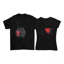 Playeras Dúo Pareja Novios Esposos Spiderman Hombre Araña