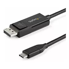 Startech.com 6 Pies (2 M) Usb C A Displayport 1.2 Cable 4k 6