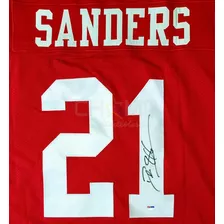 Jersey Autografiado Deion Sanders San Francisco 49ers Cstm