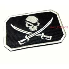 Parche Pirata Calico Navy Seals Con Abrojo