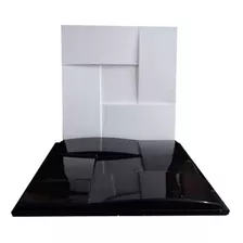 Forma Gesso 3d Abs 2mm Trançada 50x50cm Lançamento. 