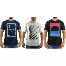 Kit 3 Camisetas Camisas Masculina Marca Paduska Barato Full