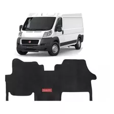 Tapete Borracha Furgão Van Fiat Ducato 2018 A 2023 Pvc Preto