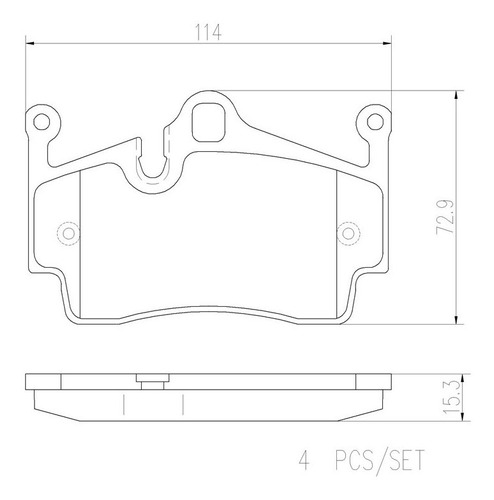 Balatas Ceramica Traseras Porsche 718 Cayman 2.5l H4 17 A 18 Foto 2