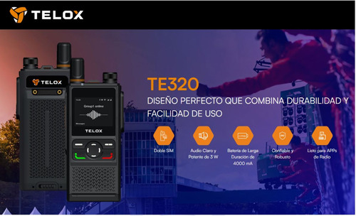 Radio Poc 4g Te320 Resistente Agua Ip67 Con Licencia Anual Foto 2