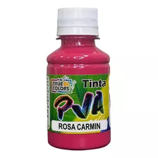 Tinta Pva Fosca Artesanato 100ml True Colors Cores Diversas Cor Rosa Carmim