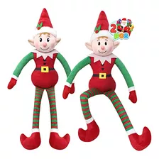 Plush Doll With Santa Hat Christmas Doll Of Elf, Doll F...