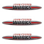 Insignia Mini John Cooper Works Jcw Frente 135mm Mascara MINI John Cooper Works