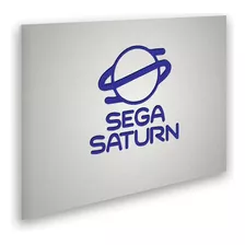 Quadro Para Decoração Sega Saturn Placa De Mdf