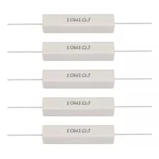 Resistencias De Cemento, 10 Piezas/paquete De 10 W 1 Ohmio,