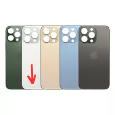 Tapa Trasera Cristal Aro Grande Premium Para iPhone 13 Pro