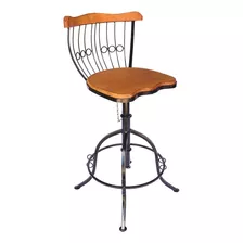 Cadeira Ferro E Madeira Pouco Espaço Rústico E Contemporâneo