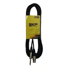 Cable Plug 1/4 Mono A Jack Xlr (canon) Skp Profesional Escar