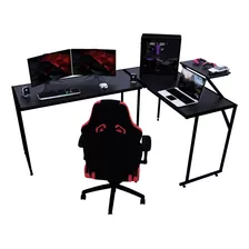 Mesa Escritorio Gamer En L Cts Mls 171x119cm Pc Workstation