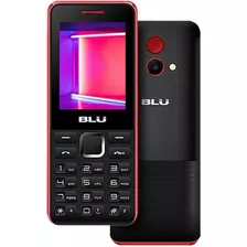 Celular Para Idosos Blu Tank Dual Sim Preto Com Vermelho