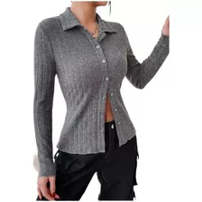 Blusa Casaco Camisa Casaquinho Cardigan Feminino Tam. Pp34