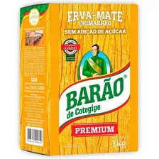 Erva Mate Chimarrão Barão De Cotegipe Premium 1kg À Vácuo